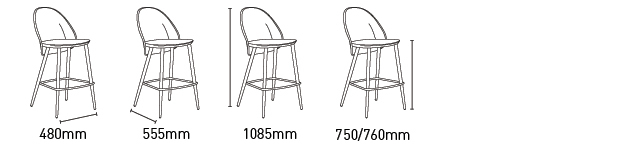BLOG BARSTOOL UPHOLSTERED SEAT