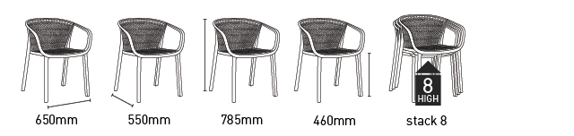 GIANET ARMCHAIR BY GABER