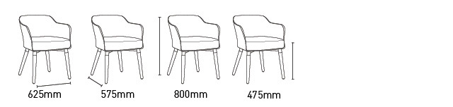 LOBBY ARMCHAIR TIMBER LEG POLYPROP SHELL