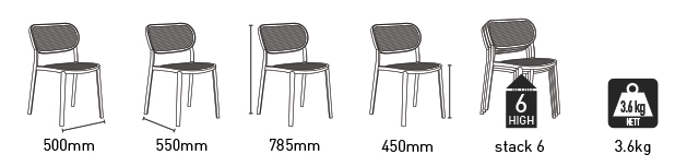 NUTA CHAIR BY GABER