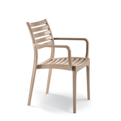 ENJOY Armchair Slatted back