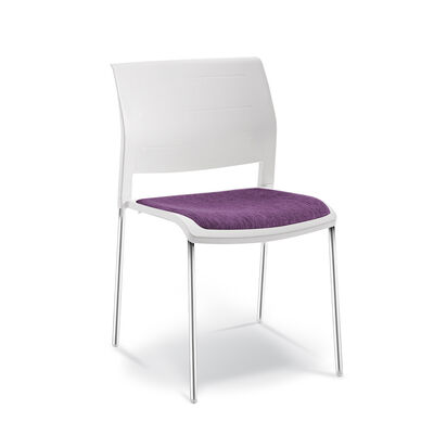 CONNECT Chair 4 leg upholstered seat