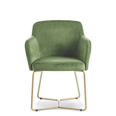 BOXX ARMCHAIR TUBULAR Y-SHAPE FRAME