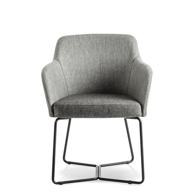 BOXX ARMCHAIR TUBULAR Y-SHAPE FRAME