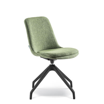 OBI CHAIR FULLY UPHOLSTERED PUNTO BASE