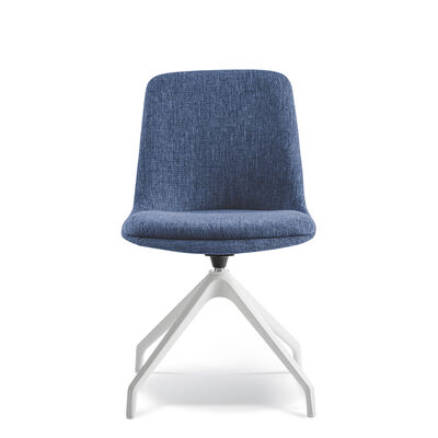OBI CHAIR FULLY UPHOLSTERED PUNTO BASE